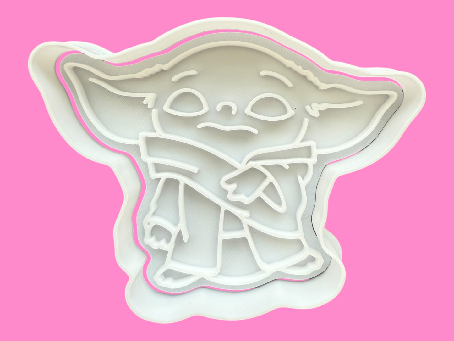 Baby Star Wars Characters – 11-Piece Cookie Cutter & Embosser Stamp Set (7–8cm)