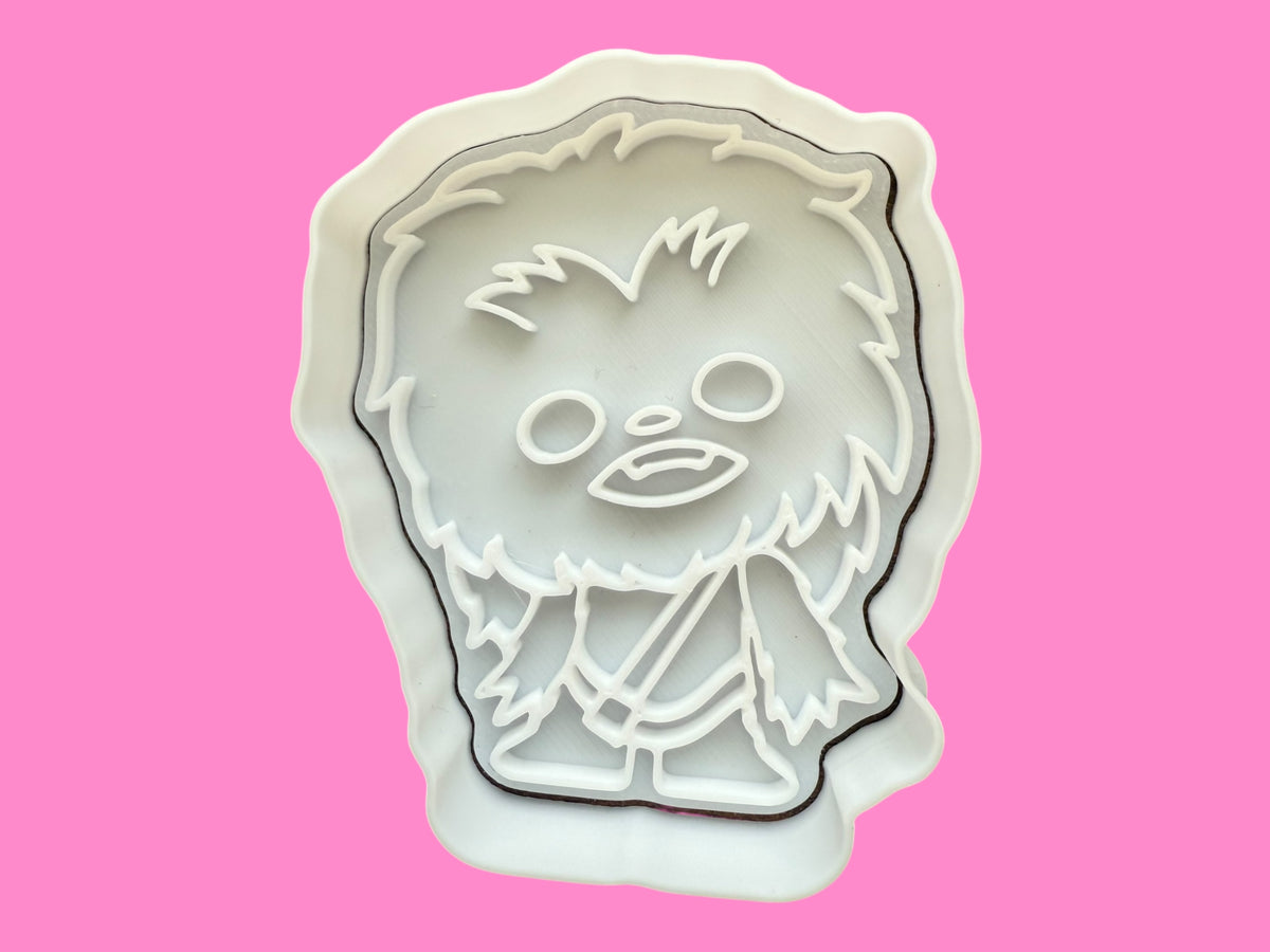 Baby Star Wars Characters – 11-Piece Cookie Cutter & Embosser Stamp Set (7–8cm)