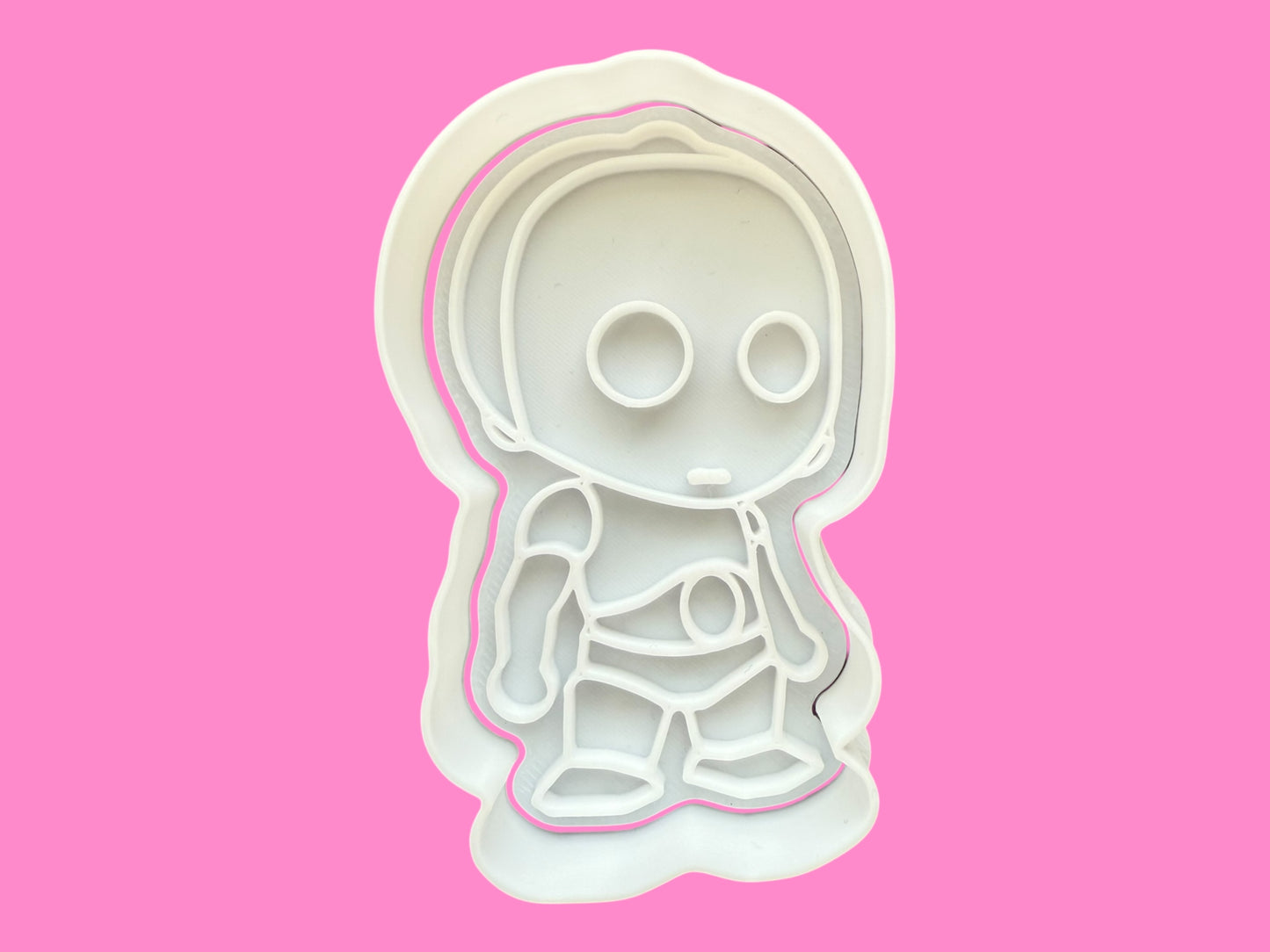 Baby Star Wars Characters – 11-Piece Cookie Cutter & Embosser Stamp Set (7–8cm)