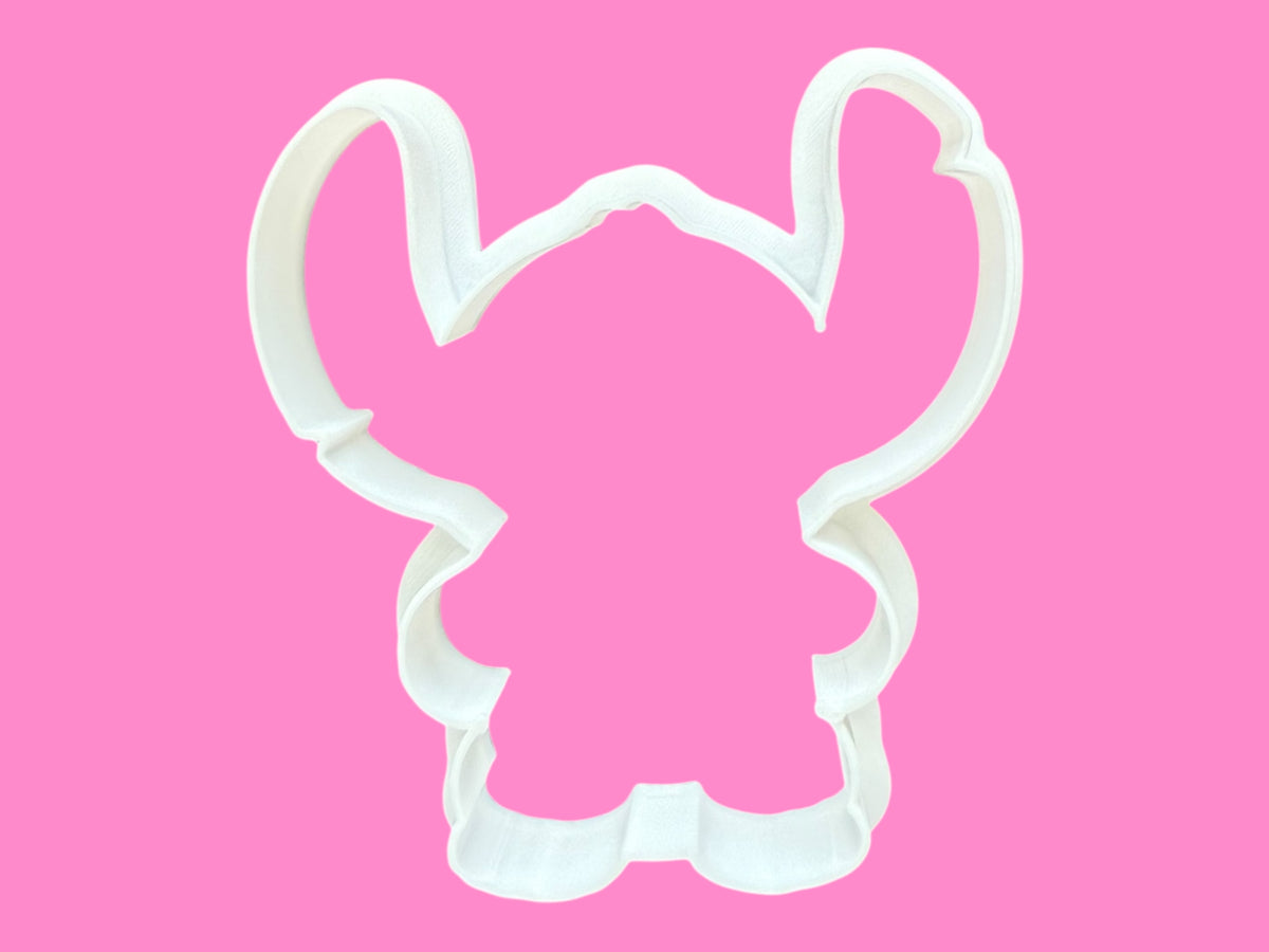 Stitch with Love Heart – Cookie Cutter & Embosser Stamp Set (7.5–8.5cm)