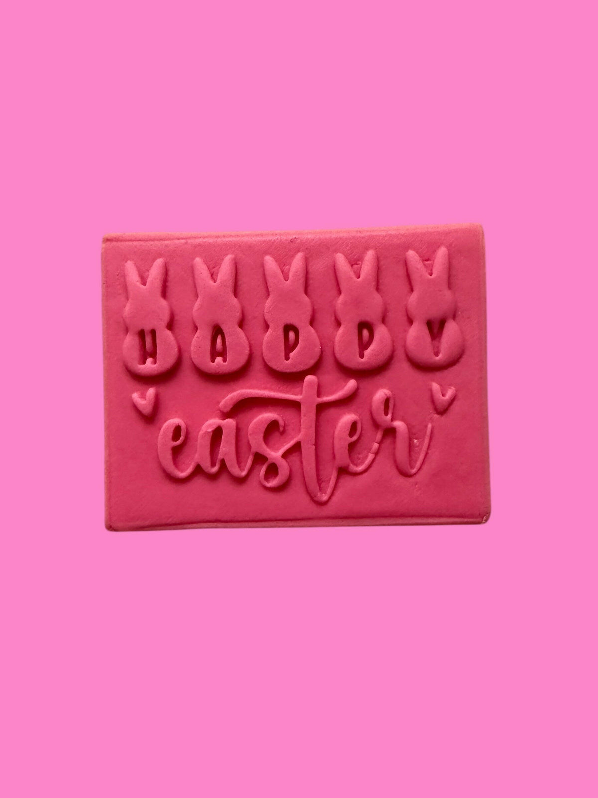 Happy Easter Bunny Font Cookie Cutter & Stamp | Emboss & Outboss Options | PLA