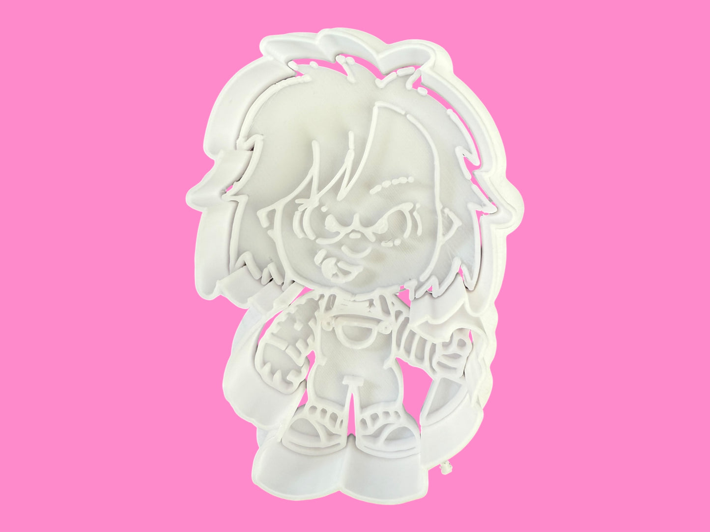 Chucky  – Cookie Cutter & Embosser Stamp (Approx. 8cm)