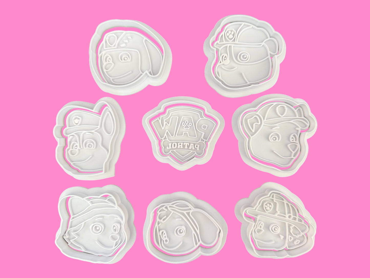 Paw Patrol Cookie Cutter Set – 8-Piece Pup-tastic Pack