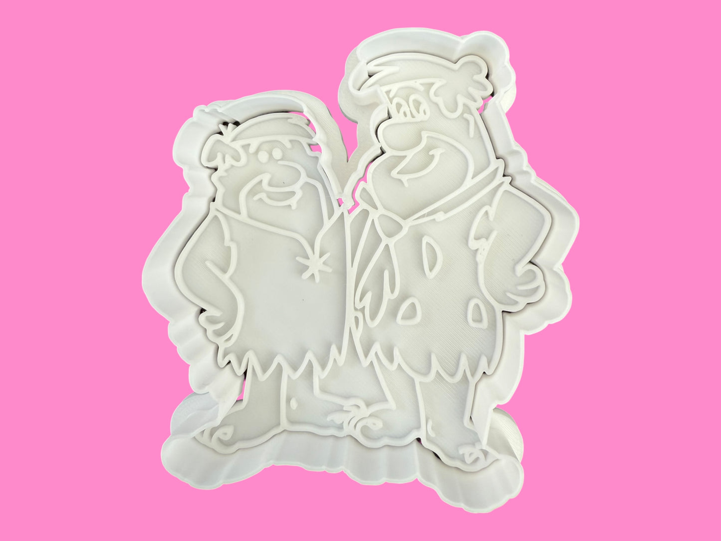 Fred & Barney  – Cookie Cutter & Embosser Stamp Set (9.5cm)