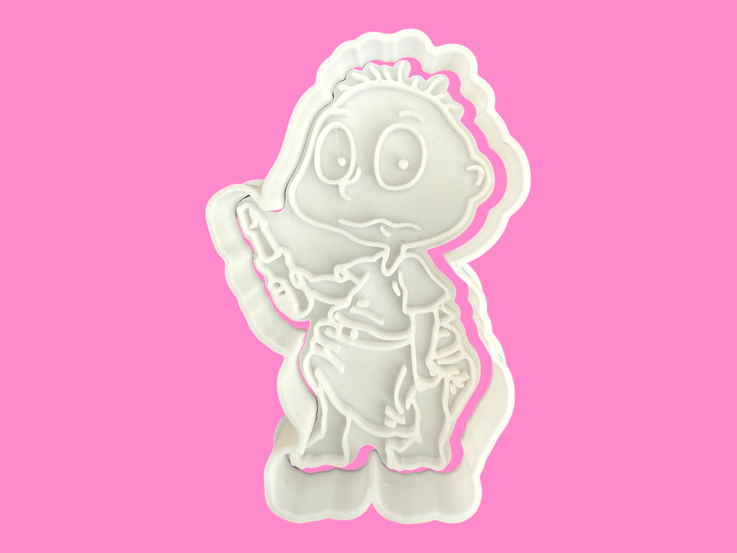 Rugrats  Inspired Cookie Cutter & Embosser Set – 9-Piece 90s Nostalgia