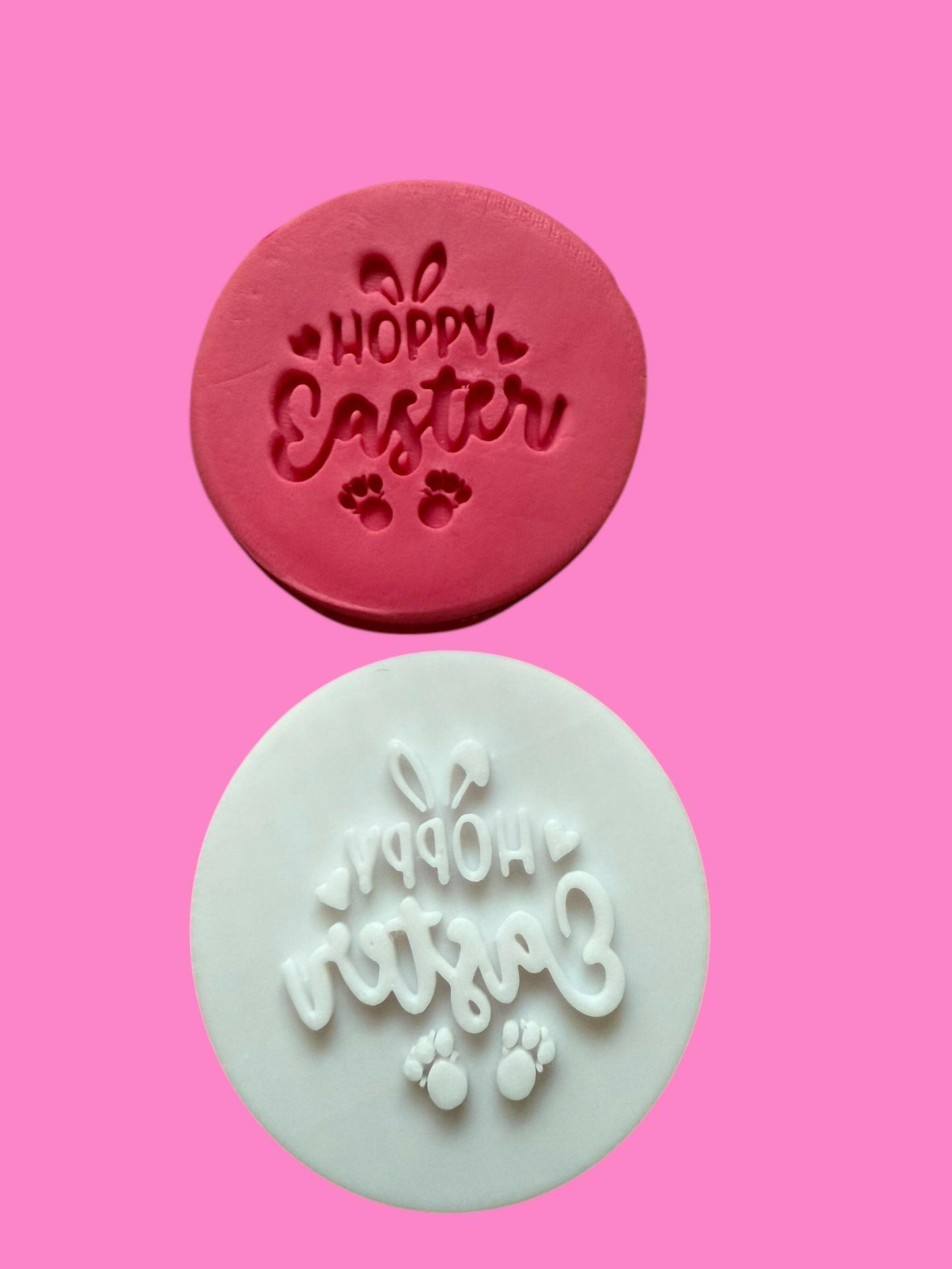 Hoppy Easter Cookie Cutter & Stamp | Bunny Feet Design | PLA