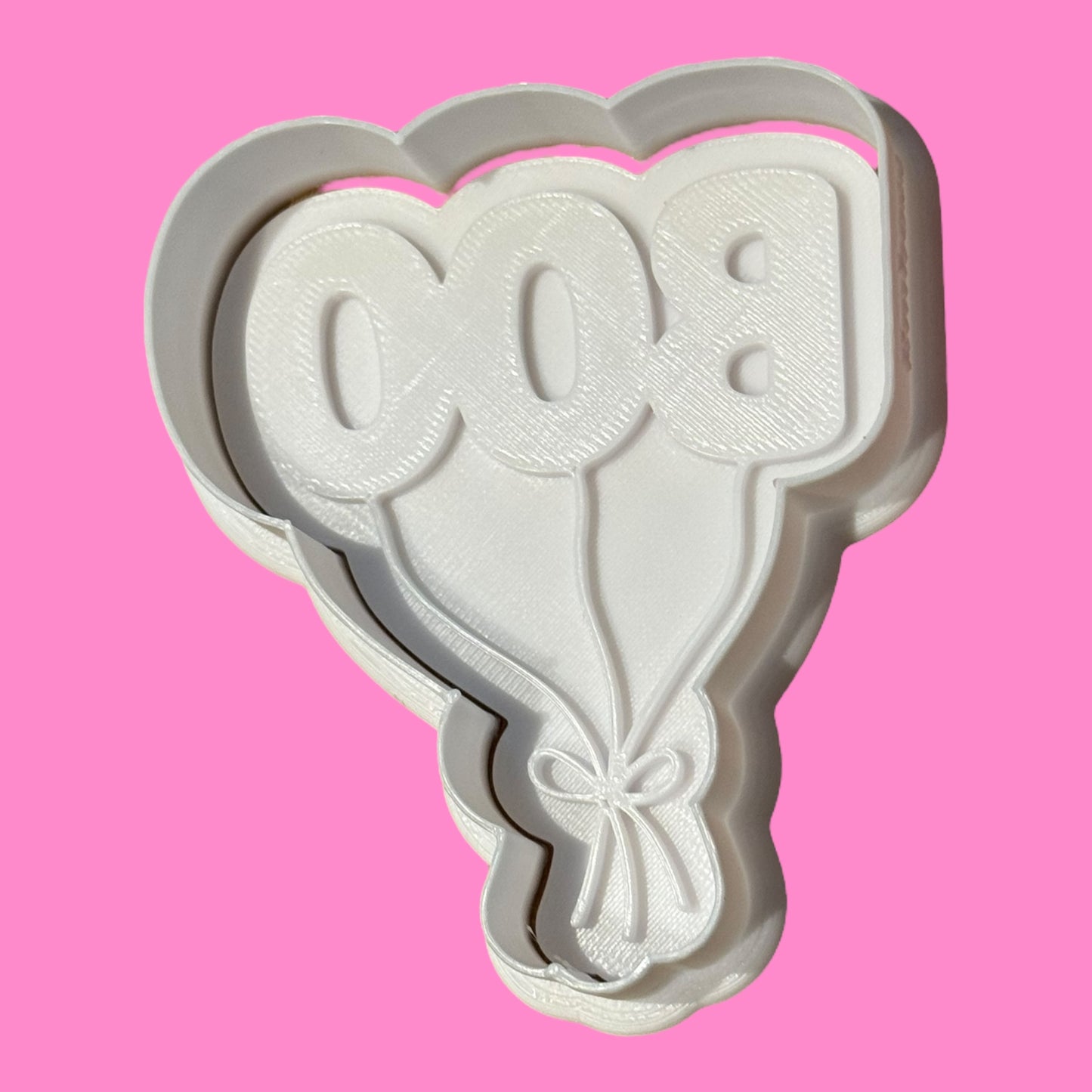 BOO Balloon Cookie Cutter & Embosser – Halloween Balloon Stamp