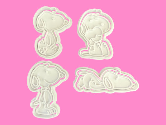 Snoopy Cookie Cutter Set (4pcs) – 7cm+