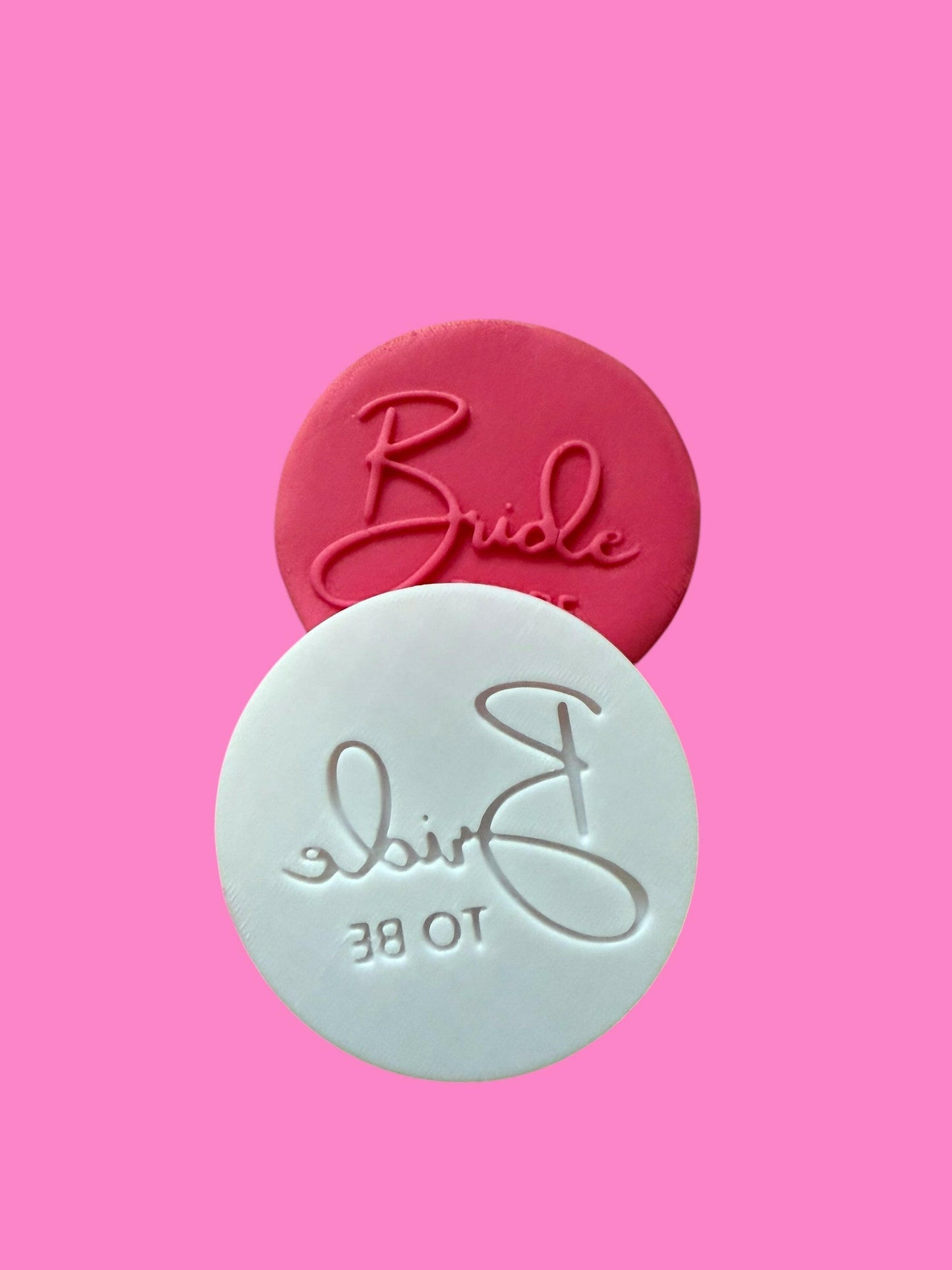 “Bride to Be” Cookie Cutter & Stamp | Bridal Shower Baking | PLA