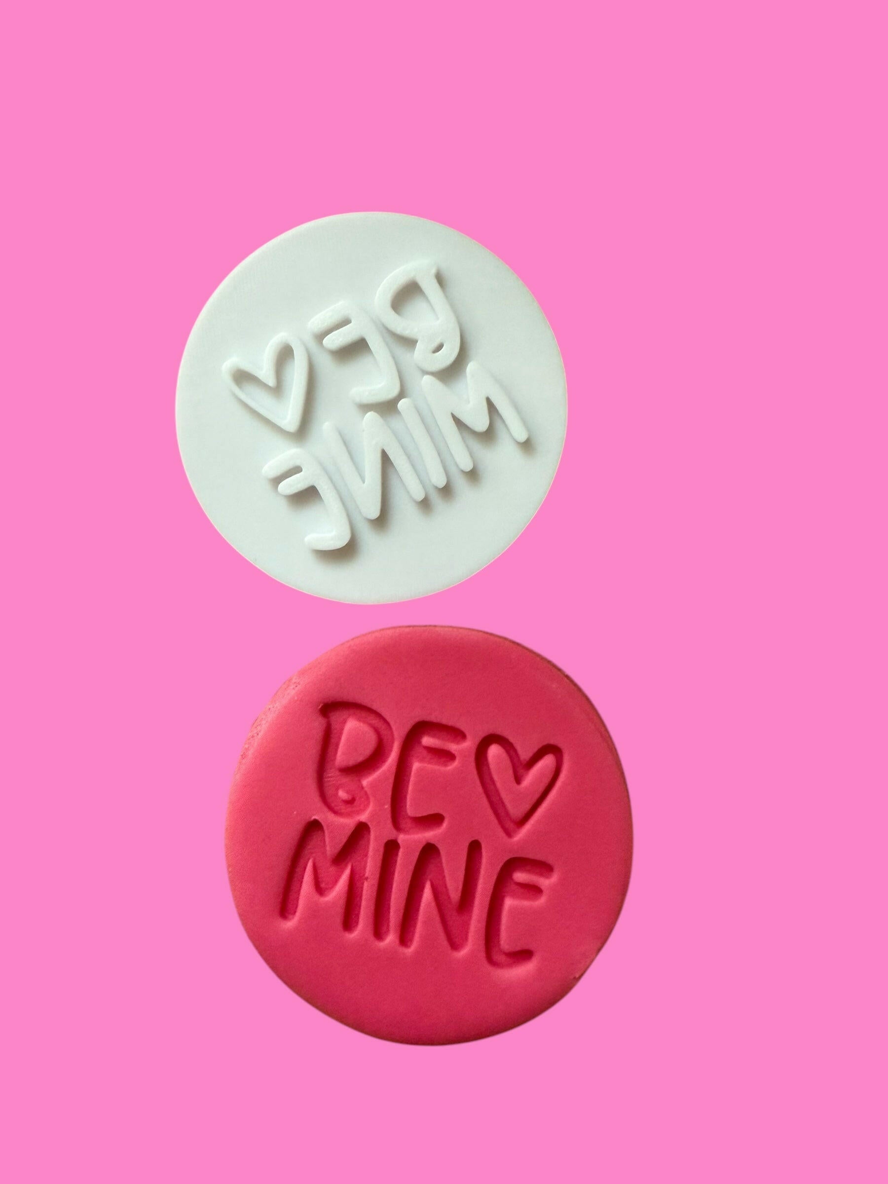 "Be Mine" Cookie Cutter & Stamp | Valentine’s Day Baking | PLA