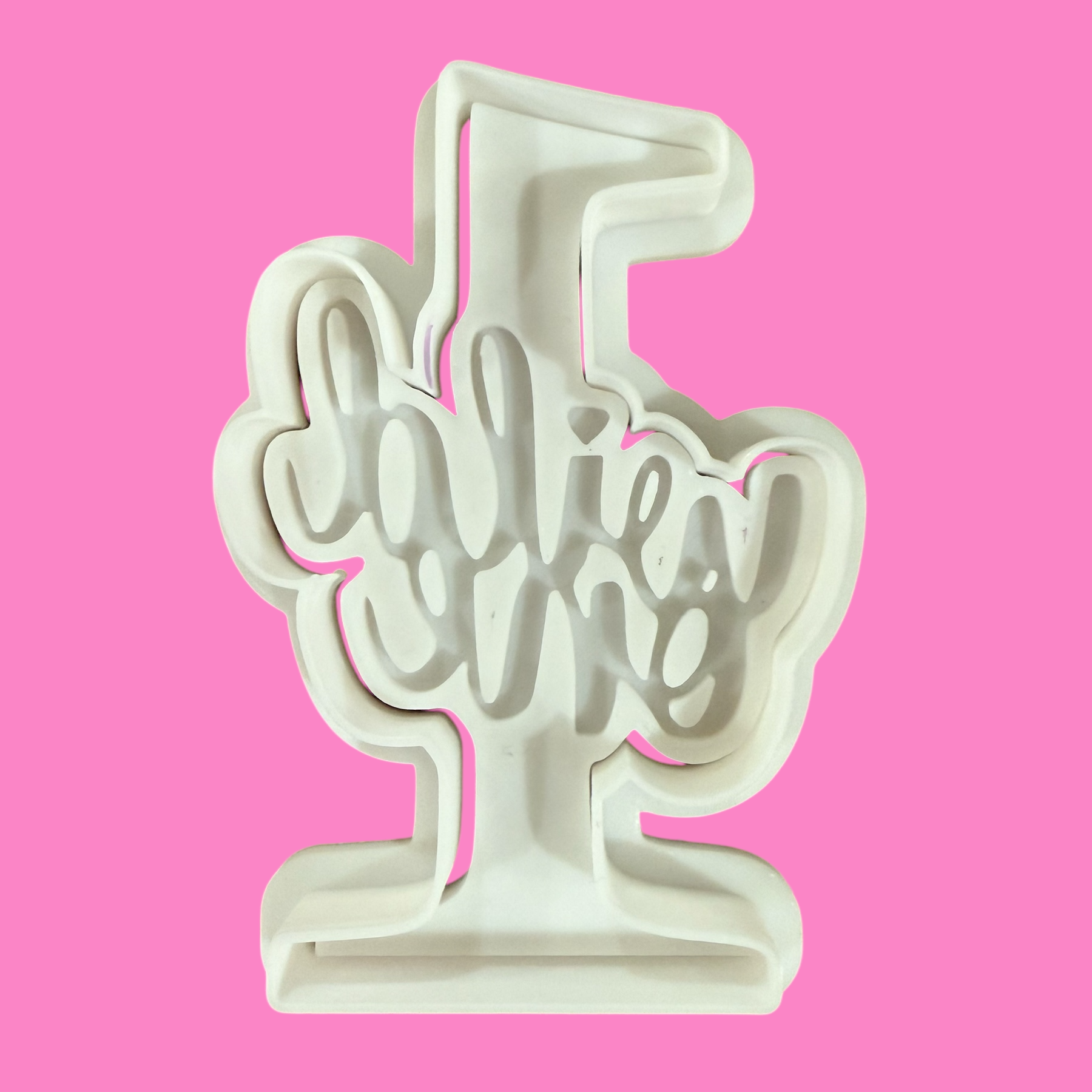 "Wild One" Font & Number Cookie Cutter & Stamp Set (8cm) | Birthday Baking | PLA.