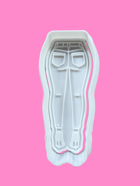 Denim Jeans & High Heels Cookie Cutter & Embosser – Fashionista Baking Design