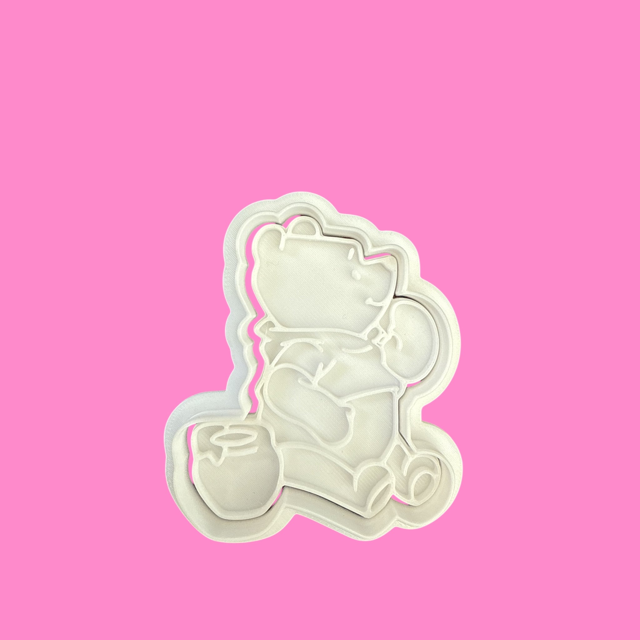 Winnie the Pooh & Hunny Pot Cookie Cutter & Stamp – Storybook-Inspired Design