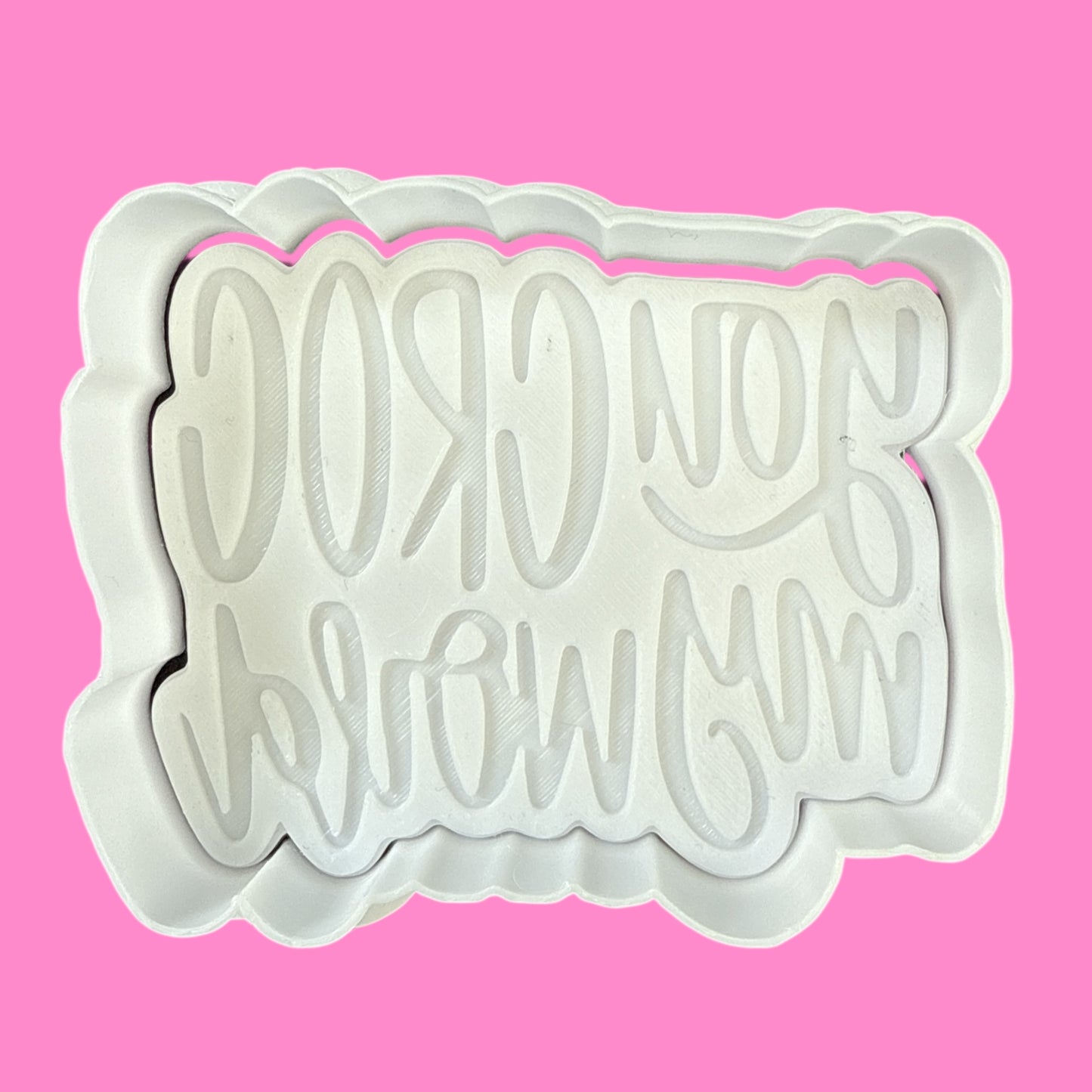 “You Croc My World” Cookie Cutter & Outboss Stamp – Fun Pun Baking Design