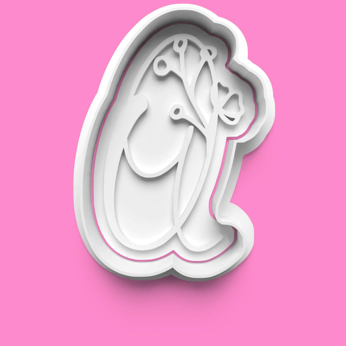 Floral Alphabet Cookie Cutter Set (A-Z) | Buy Individually or Full Set | PLA.