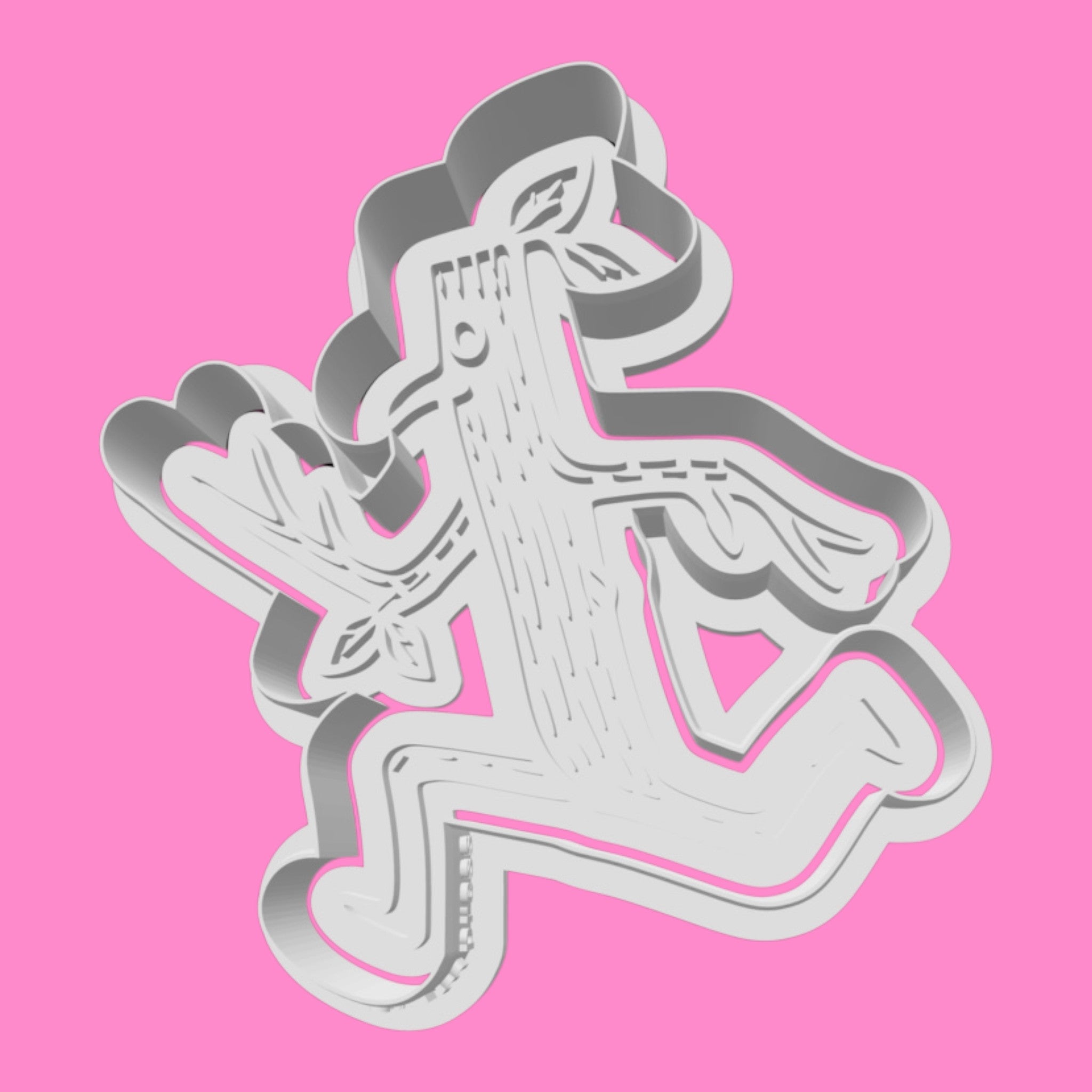 Stick Man Cookie Cutter & Stamp Set | Children's Storybook Character Baker | Food-Grade PLA