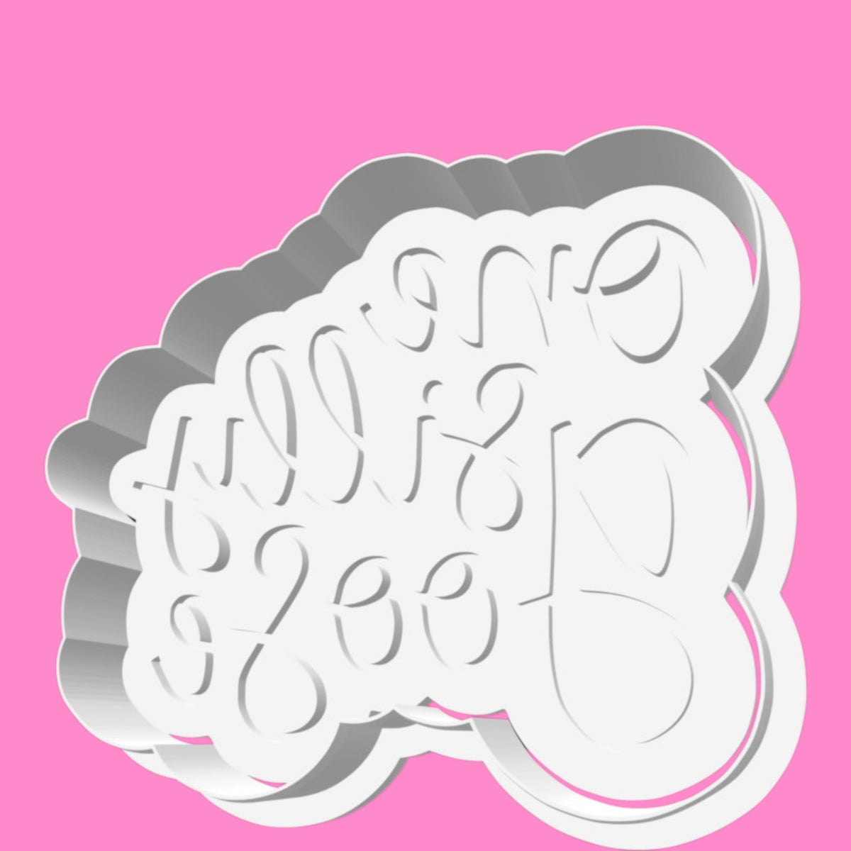 One Silly Goose 1st Birthday Cookie Cutter & Stamp Set | Cute Goose with Balloon, Bow & Winter Hat Designs | 8cm