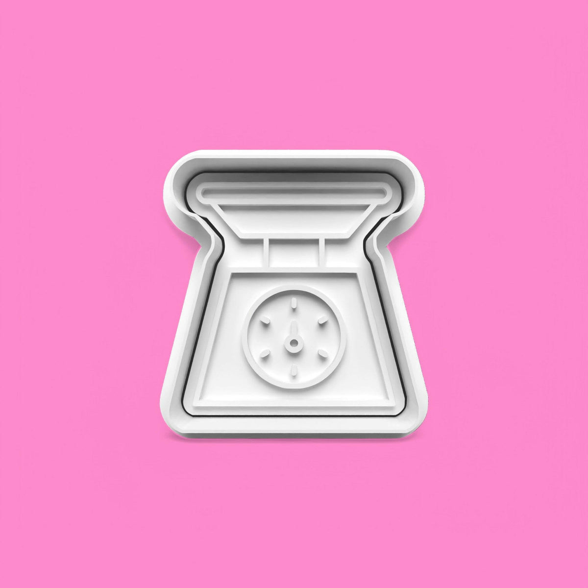 Baking Accessory-Themed Embosser and Cookie Cutter Set – Set of 4.