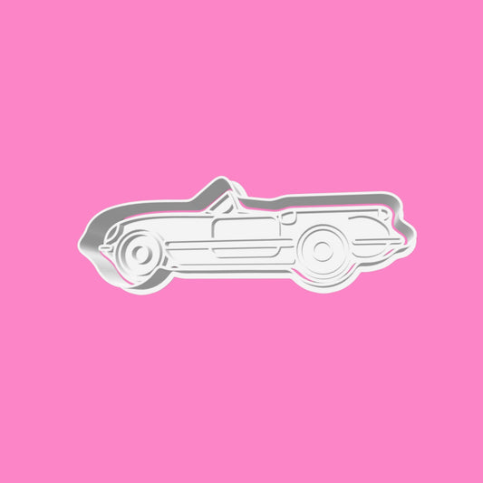 Barbie Car Cookie Cutter & Embosser – Retro Convertible Design
