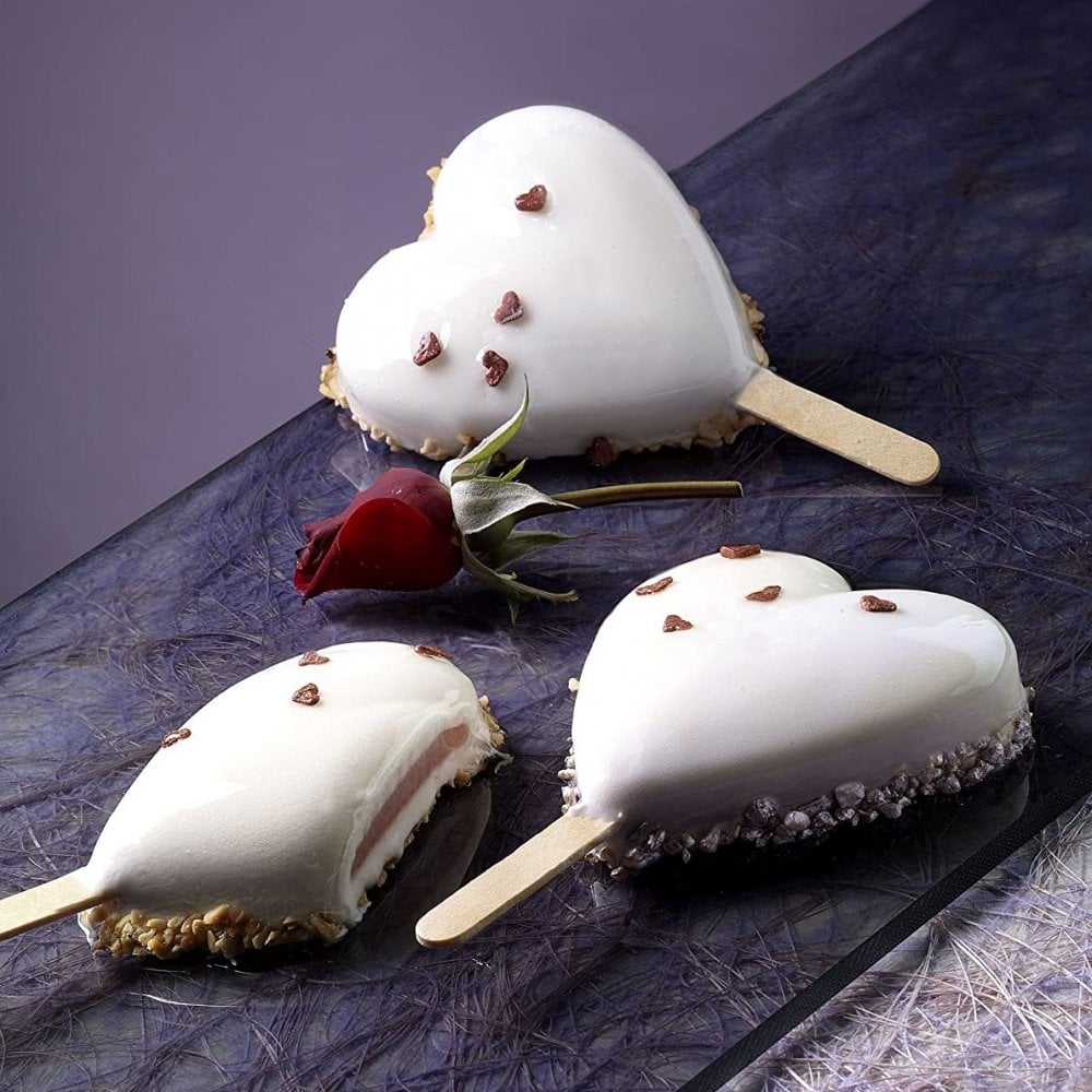 Heart Ice Cream Cakesicle Mould .