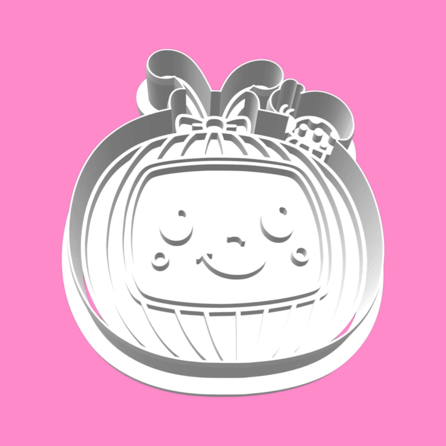 Cocomelon-Inspired Cookie Cutter Set - JJ, School Bus, & Rainbow Designs