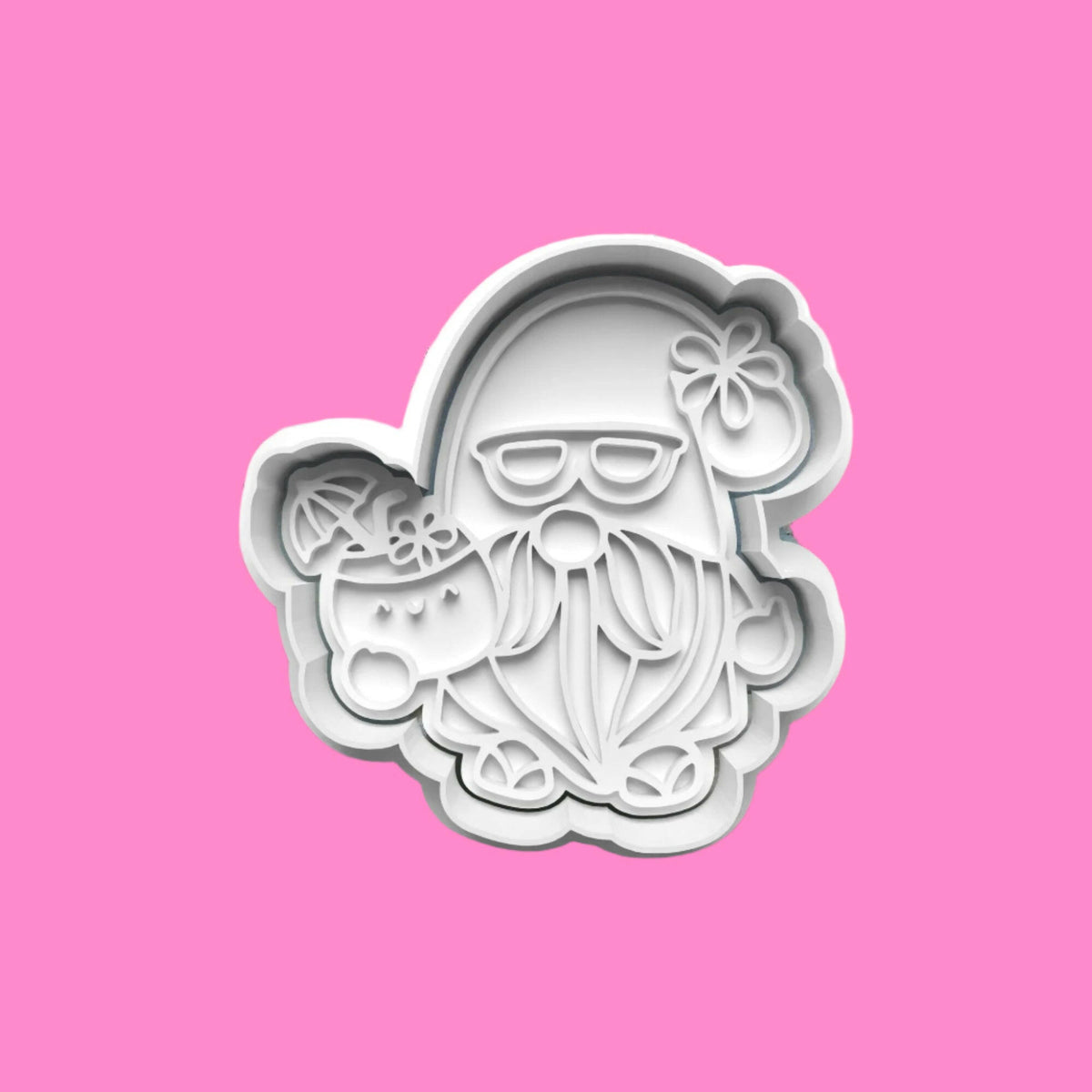 Gonk going on Holiday Cookie Cutter and Embosser Set of 4.
