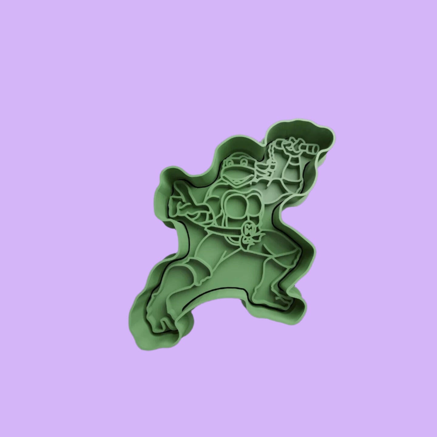 Teenage Mutant Ninja Turtles-Inspired Embosser and Cookie Cutter Set – 12-Piece Collection.