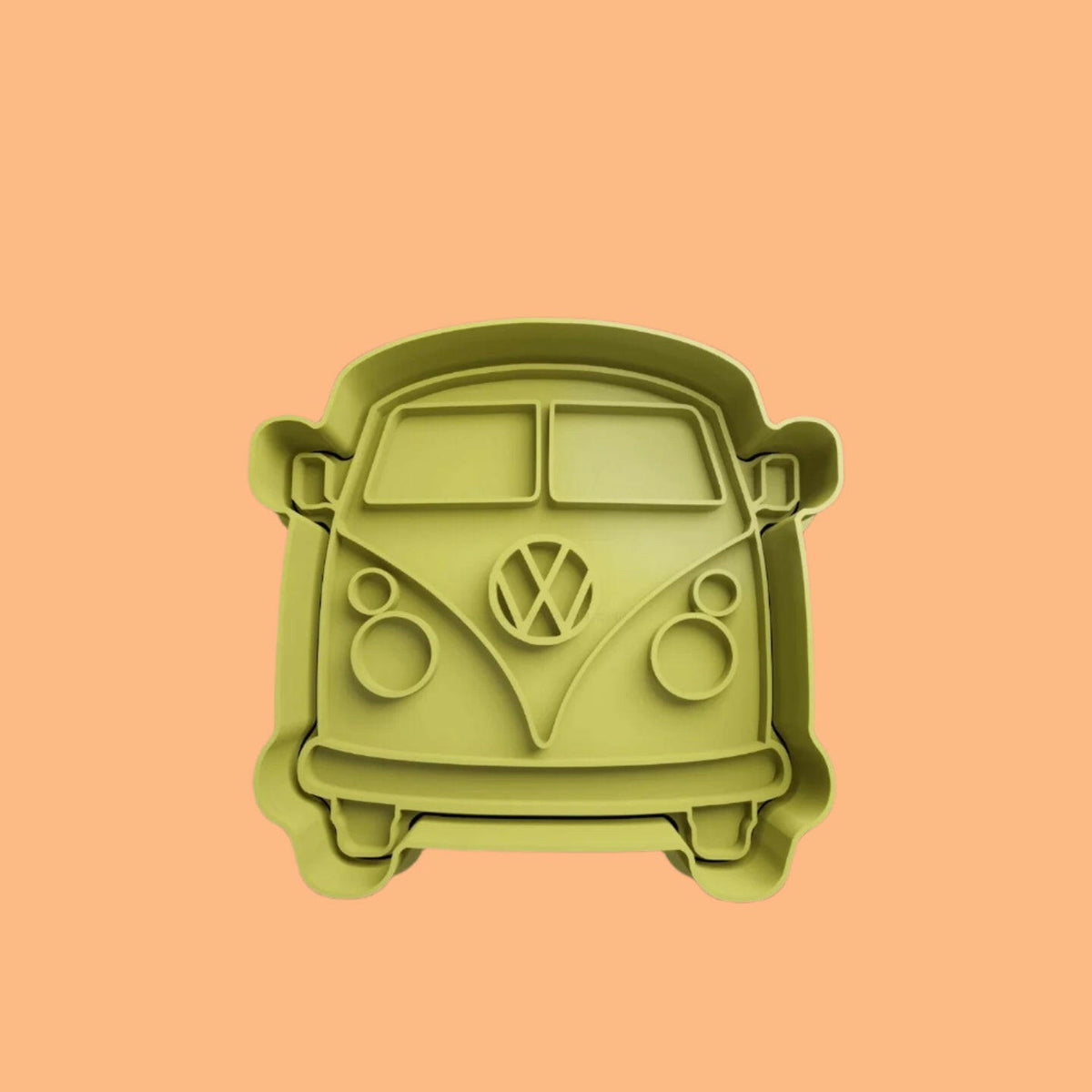 VW Camper Van Bus Cookie Cutter and Embosser Stamp Set of 4..