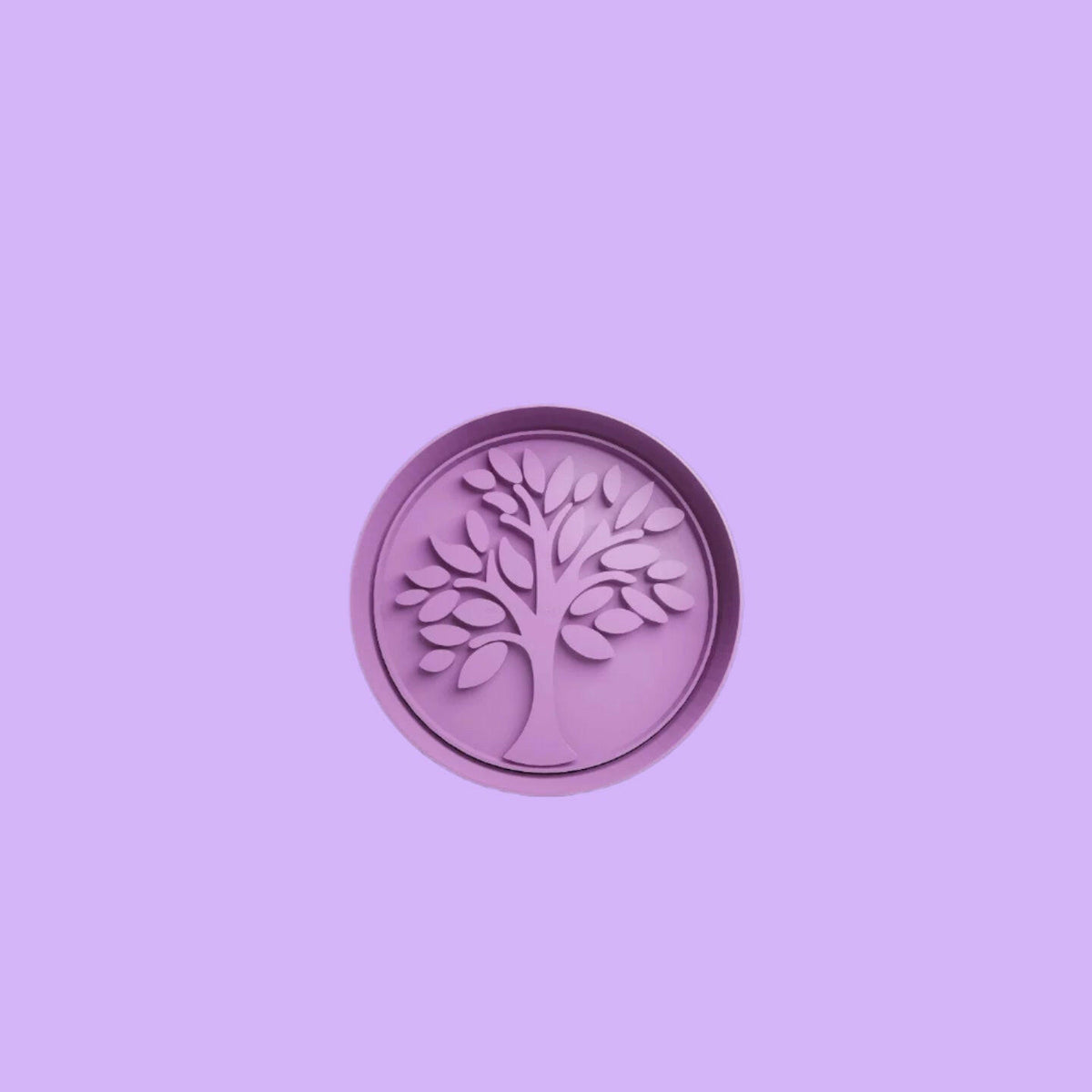 Tree of Life Round Embosser and Cookie Cutter Set – Intricate Design for Baking and Crafts.
