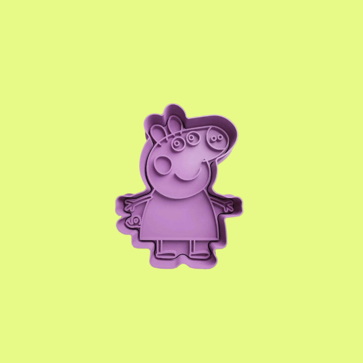 Peppa Pig Family and Friends Cookie Cutter and Embosser Stamp Set of 8.