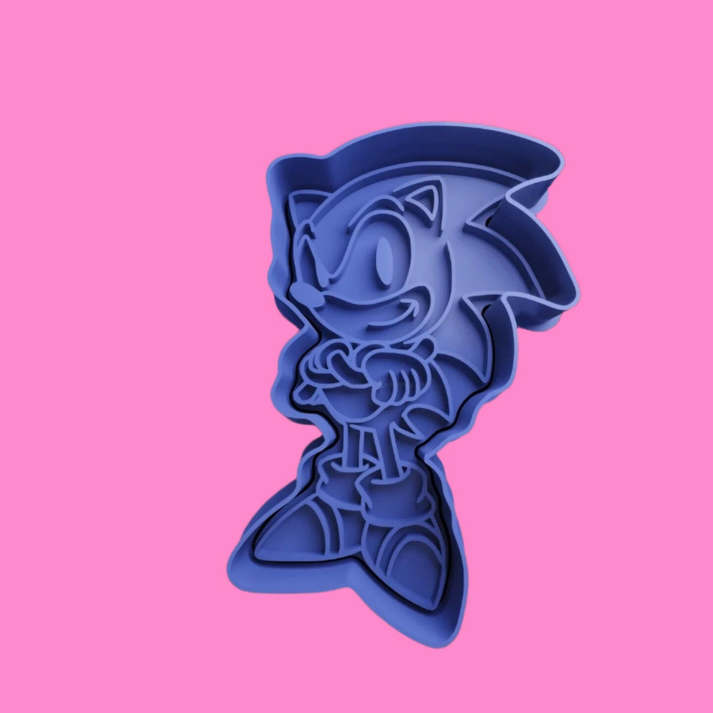Sonic The Hedgehog and  Friends Cookie Cutter and Embosser Stamp Set of 9.