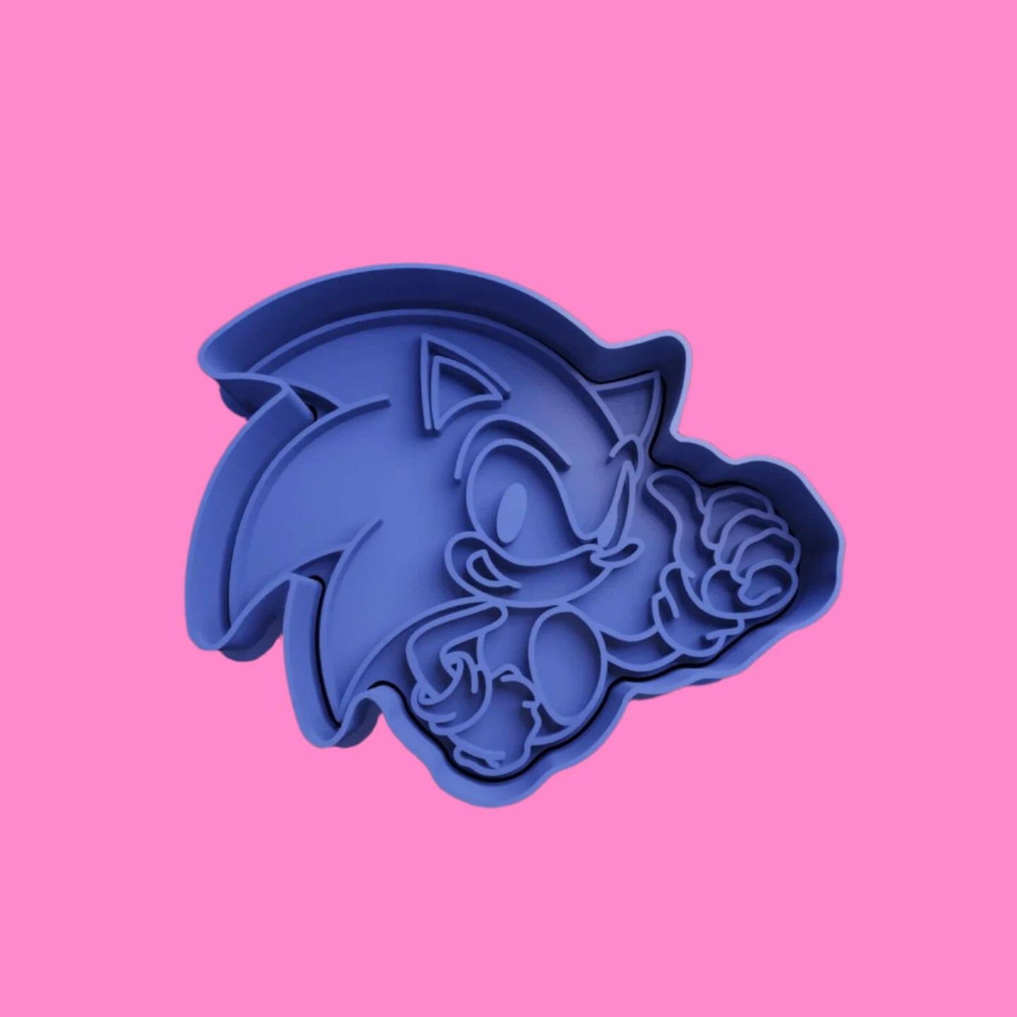 Sonic The Hedgehog and  Friends Cookie Cutter and Embosser Stamp Set of 9.
