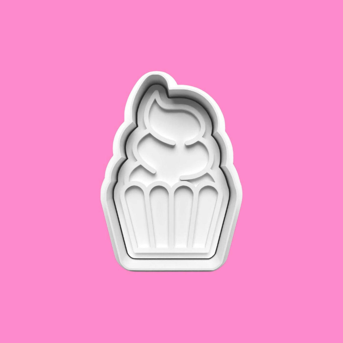 Pastry Cakes Cookie Cutter and Embosser Stamp Set in 7cm or 10cm sizes..