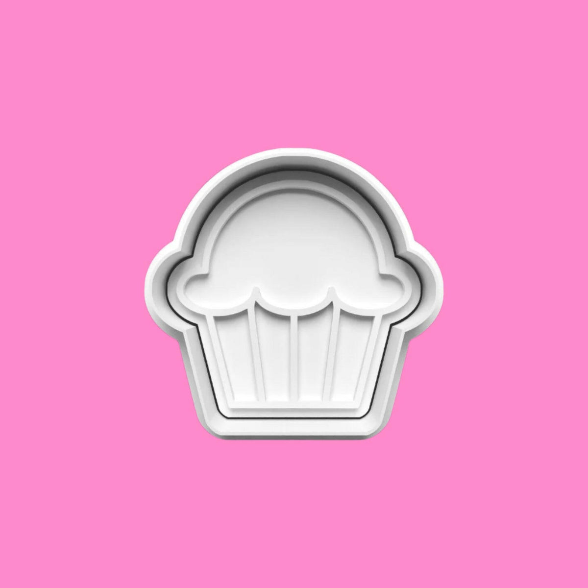 Pastry Cakes Cookie Cutter and Embosser Stamp Set in 7cm or 10cm sizes..