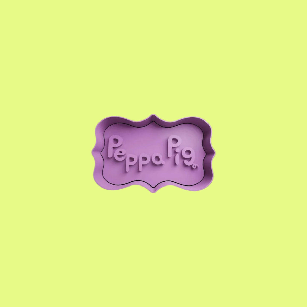 Peppa Pig Family and Friends Cookie Cutter and Embosser Stamp Set of 8.