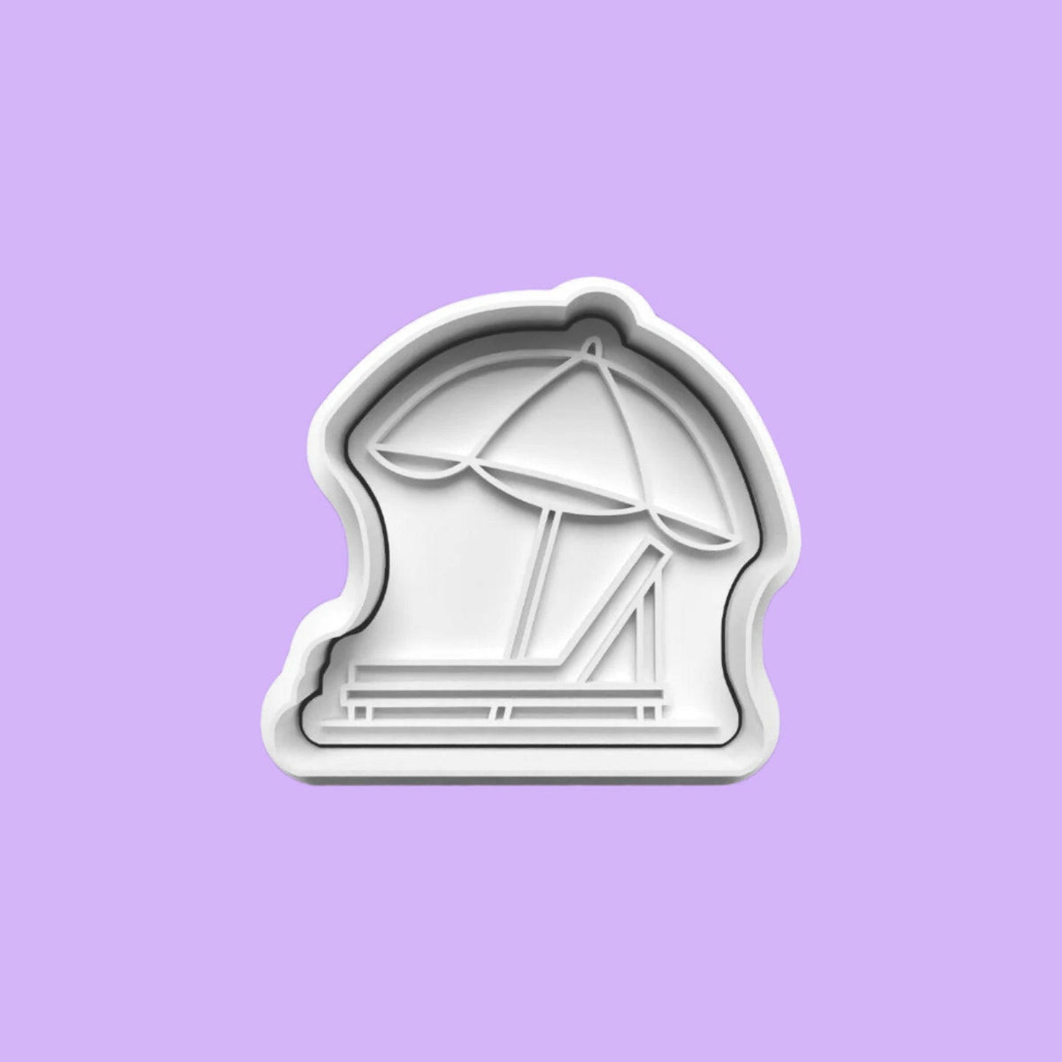 Happy Retirement Cookie Cutter and Embosser Stamp Set in 7cm or 10cm sizes..