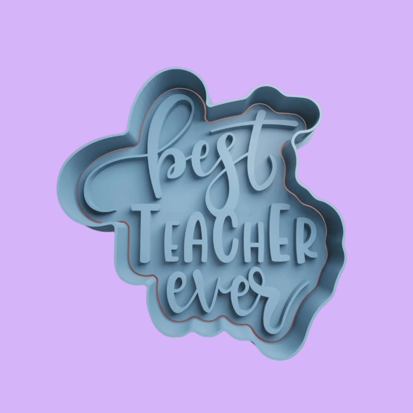 Best Teacher Thank You Embosser and Cookie Cutter Set – Show Your Appreciation Set of 10