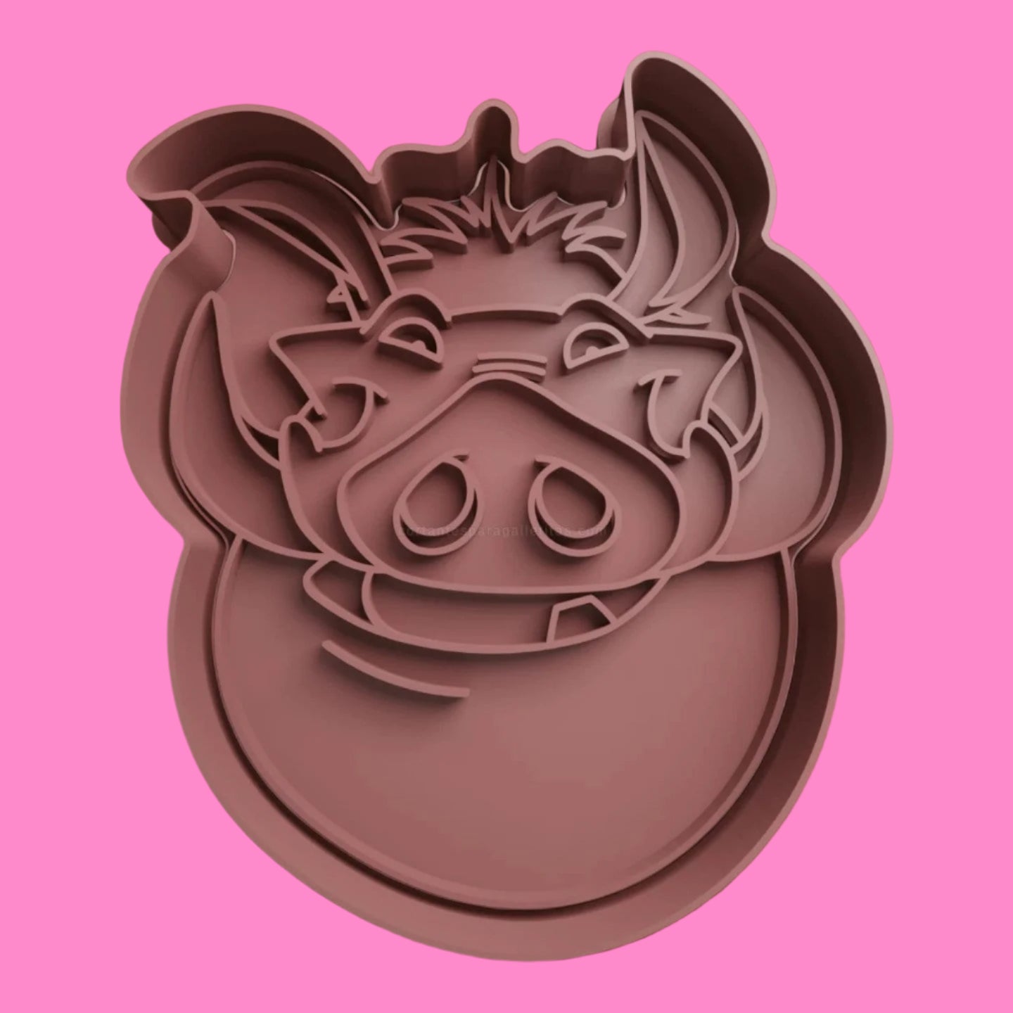 Enchanting Lion King Inspired Cookie Cutter with Embosser Stamp Set.