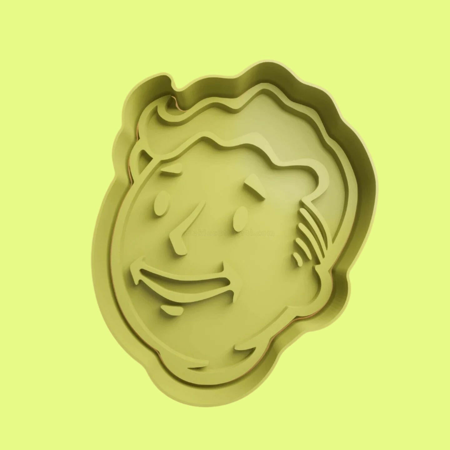 Radiation Ready: Fallout Inspired Cookie Cutter & Embosser Stamp Kit.