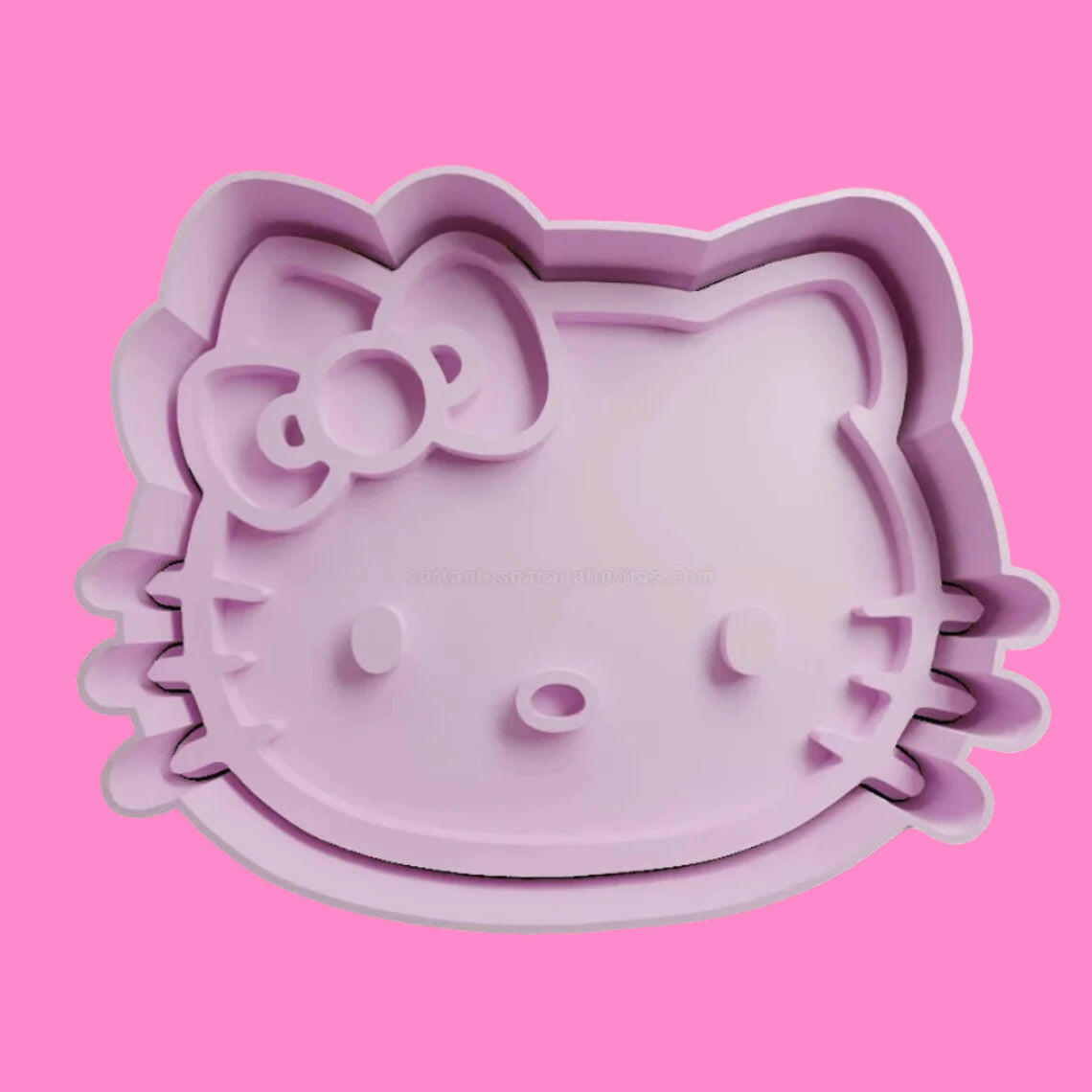Hello Kitty Cookie Cutter and Embosser Stamp  Complete Set.