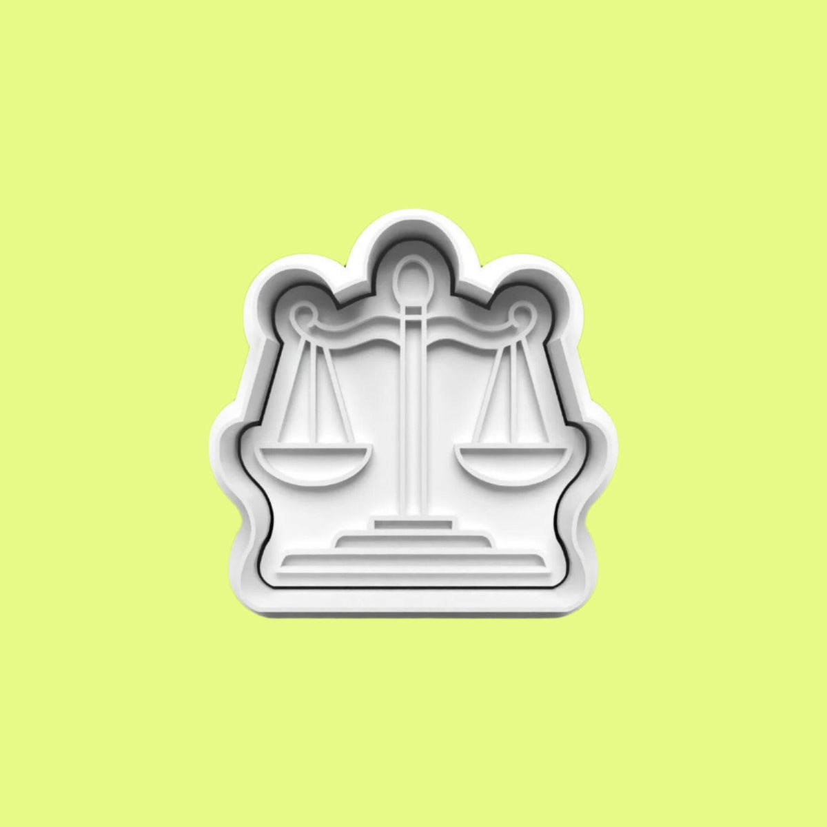 Law and Justice Courtroom Cookie Cutter and Embosser Stamp Complete Set.