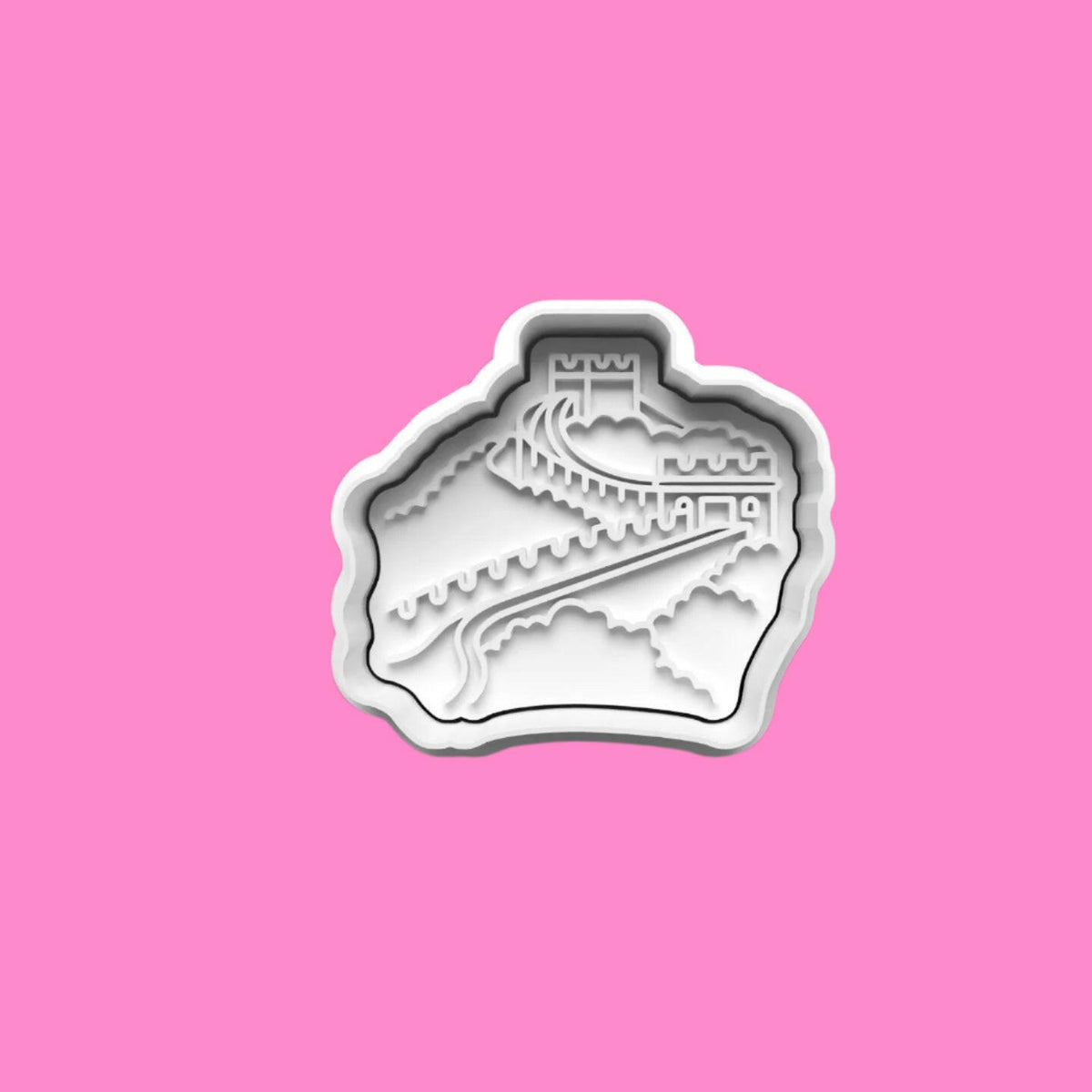 Famous Landmarks from around the World Cookie Cutter and Embosser Complete Stamp Set of 15.