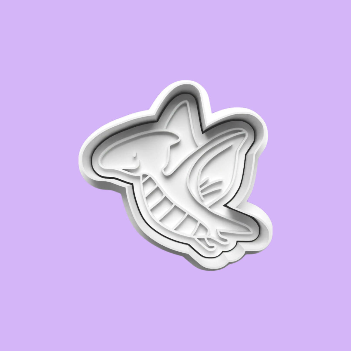 Dinosaur Cookie Cutter and Embosser Stamp Set.
