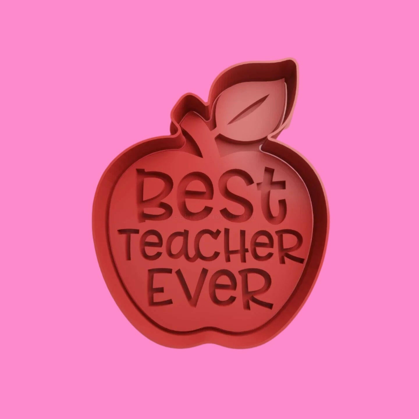 Best Teacher Thank You Embosser and Cookie Cutter Set – Show Your Appreciation Set of 10.