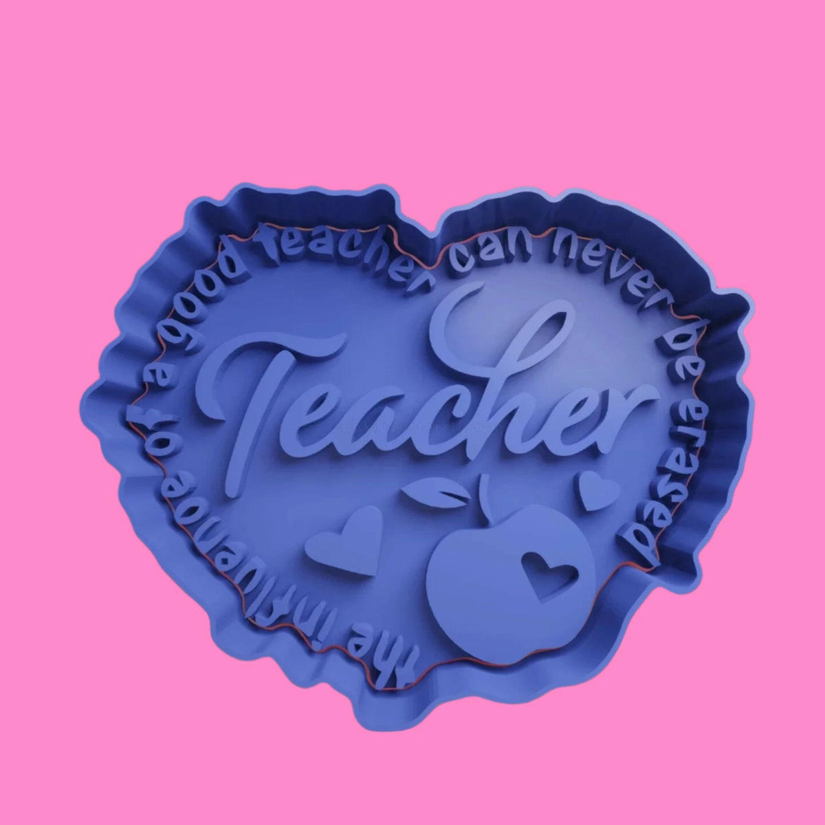 Best Teacher Thank You Embosser and Cookie Cutter Set – Show Your Appreciation Set of 10.