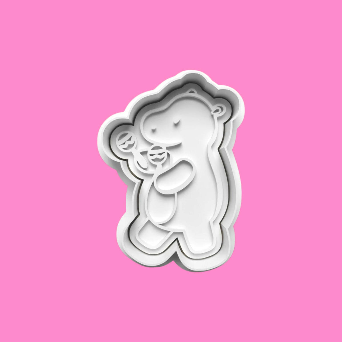 Musicical Animals Band Cookie Cutter and Embosser Stamp Set in 7cm or 10cm sizes..