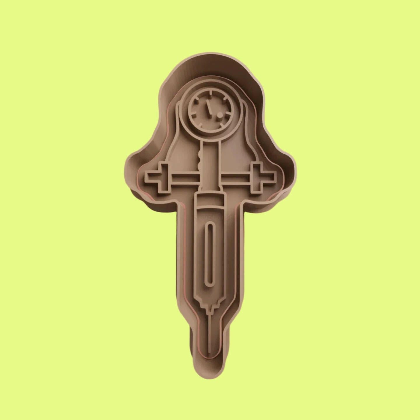 Radiation Ready: Fallout Inspired Cookie Cutter & Embosser Stamp Kit.