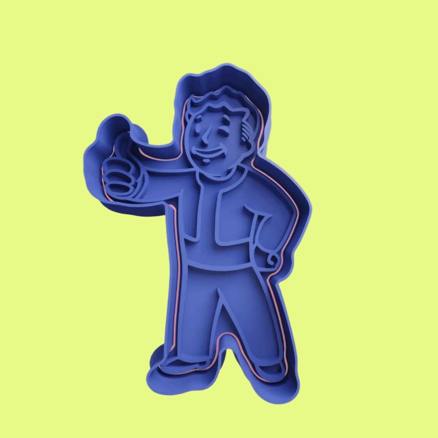 Radiation Ready: Fallout Inspired Cookie Cutter & Embosser Stamp Kit.