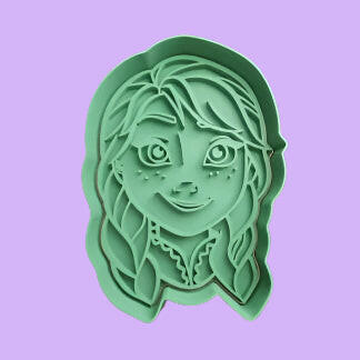 Frozen Cookie Cutter and Embosser Stamp Set of 6.