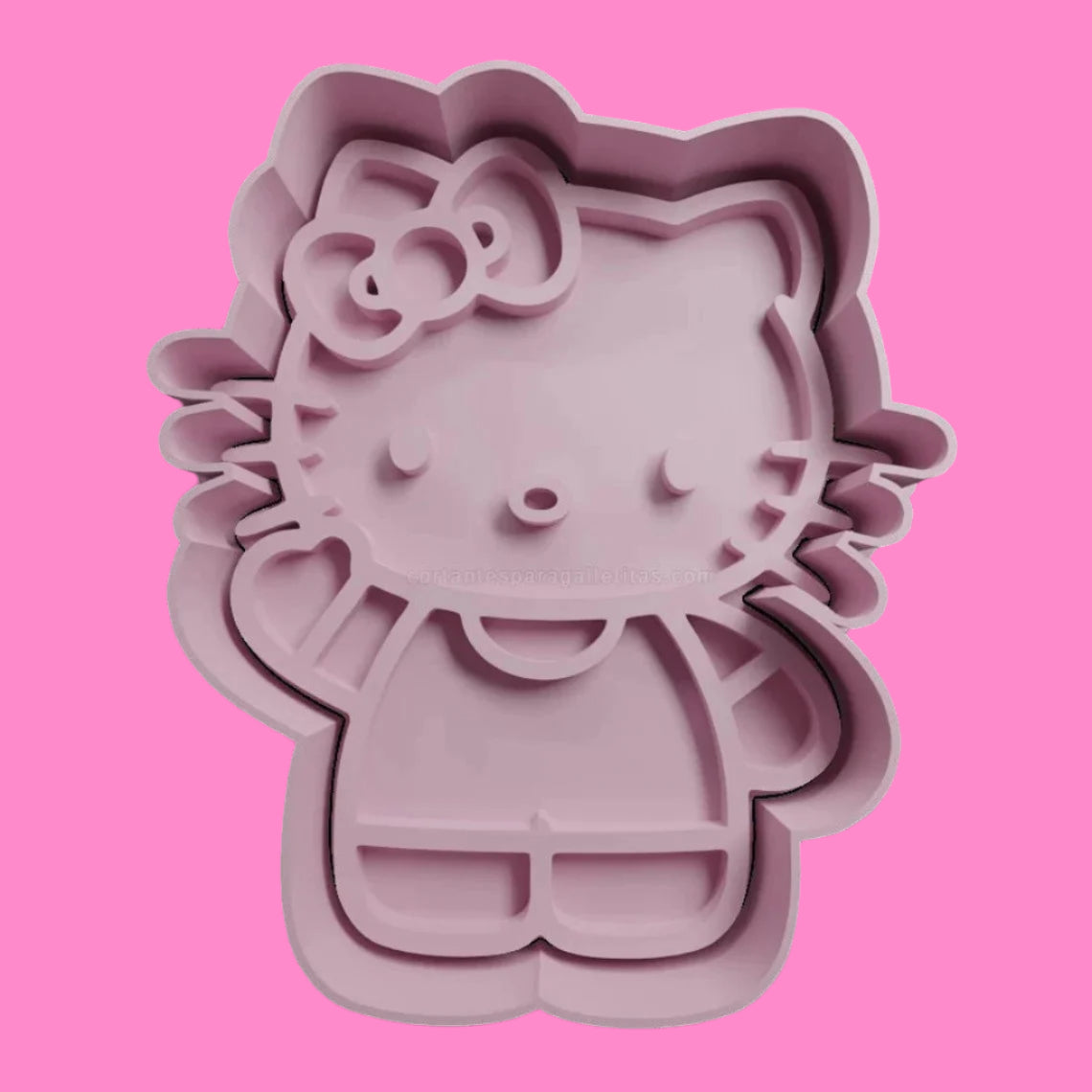 Hello Kitty Cookie Cutter and Embosser Stamp  Complete Set